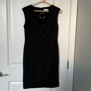 Classic Calvin Klein black dress